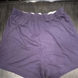 Zoey Beth 3X Women’s Navy Elastic-Waist Shorts